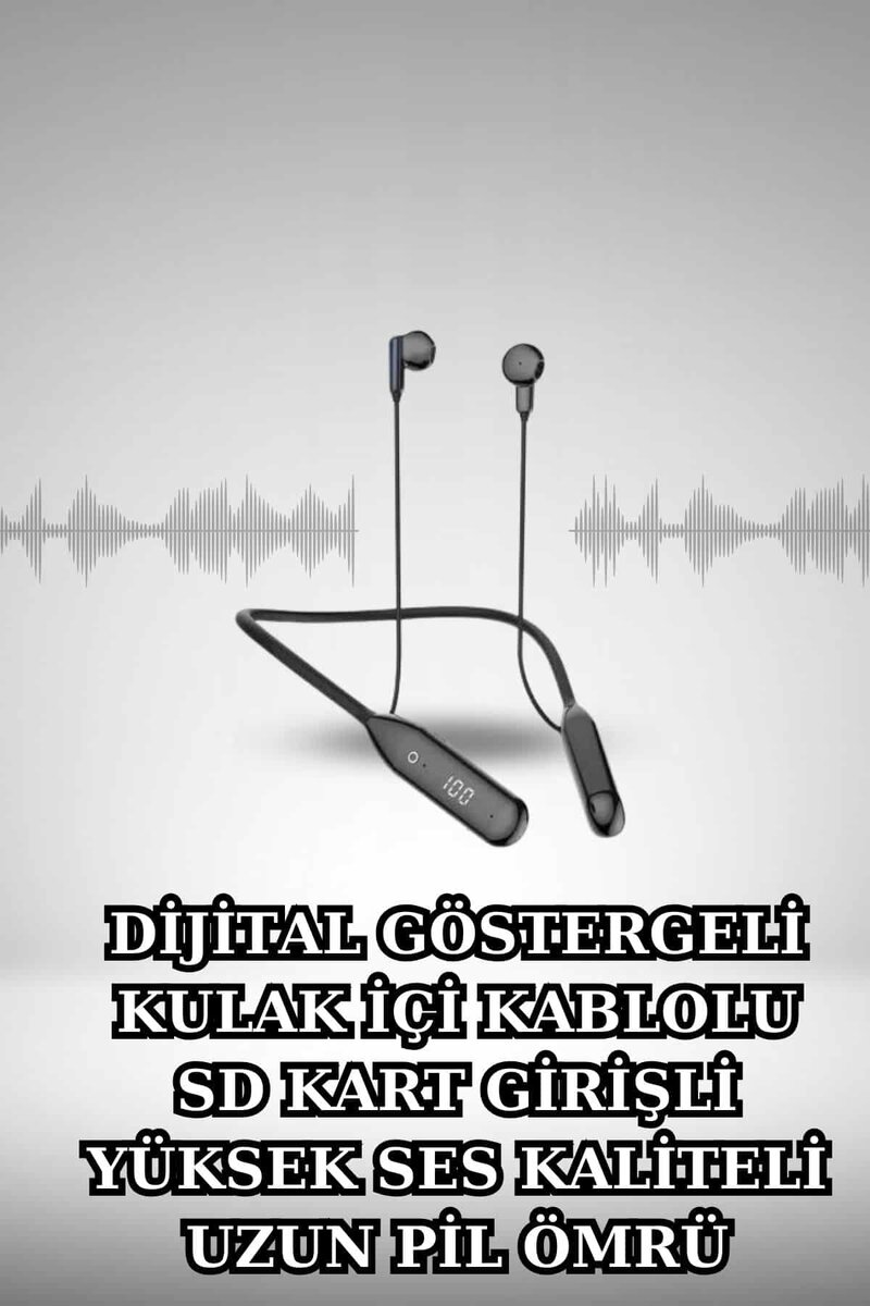 Alarm ve Titreşim Özellikli Akıllı Saat ve Mikrofonlu Kablolu Bluetooth Kulaklık 60 Saat Alarm ve Titreşim Özellikli Akıllı Saat ve Mikrofonlu Kablolu Bluetooth Kulaklık 60 Saat