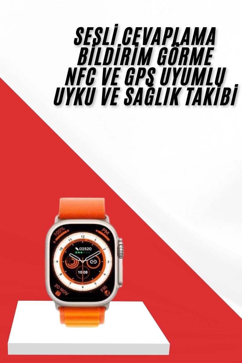 Akıllı Saat GPS Özelliği Bildirim Görme Adımsayar Sesli Görüşme Yapabilen Akıllı Saat GPS Özelliği Bildirim Görme Adımsayar Sesli Görüşme Yapabilen