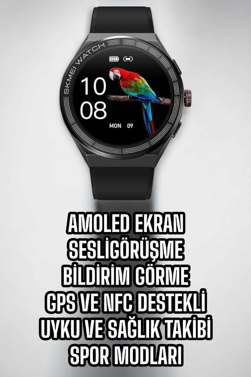 Akıllı Saat Dokunmatik Ekran Sesli Görüşme ve Bildirim Görme Sağlık Takibi Akıllı Saat Dokunmatik Ekran Sesli Görüşme ve Bildirim Görme Sağlık Takibi