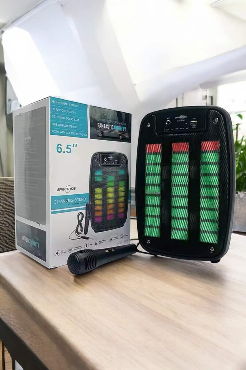 Bluetooth Hoparlör Mikrofonlu Speaker Taşınabilir Şarjlı Bluetooth Hoparlör Mikrofonlu Speaker Taşınabilir Şarjlı