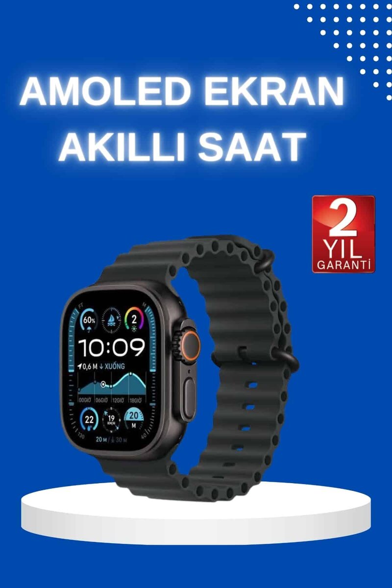 Akıllı Saat Bluetooth Bağlantılı NFC ve GPS Uyumlu Nabız Ölçer Sesli Görüşme Akıllı Saat Bluetooth Bağlantılı NFC ve GPS Uyumlu Nabız Ölçer Sesli Görüşme