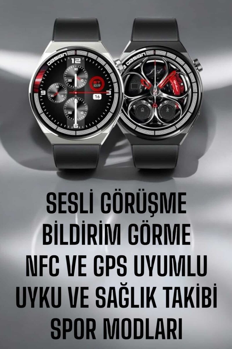 Akıllı Saat GPS VE NFC Özelliği Sesli Görüşme Dokunmstik Ekran Akıllı Saat GPS VE NFC Özelliği Sesli Görüşme Dokunmstik Ekran