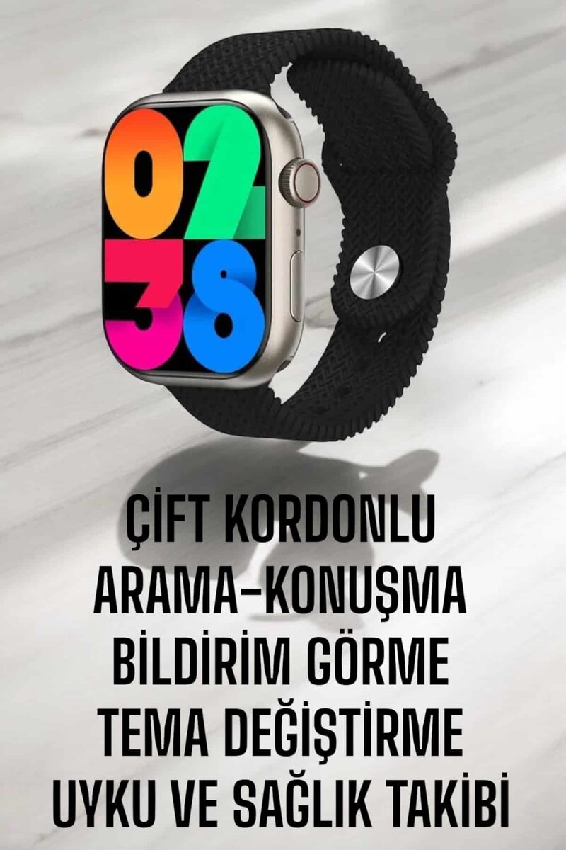Akıllı Saat Tema Değiştirme Uyku ve Sağlık Takibi Bluetooth Bağlantılı Akıllı Saat Tema Değiştirme Uyku ve Sağlık Takibi Bluetooth Bağlantılı