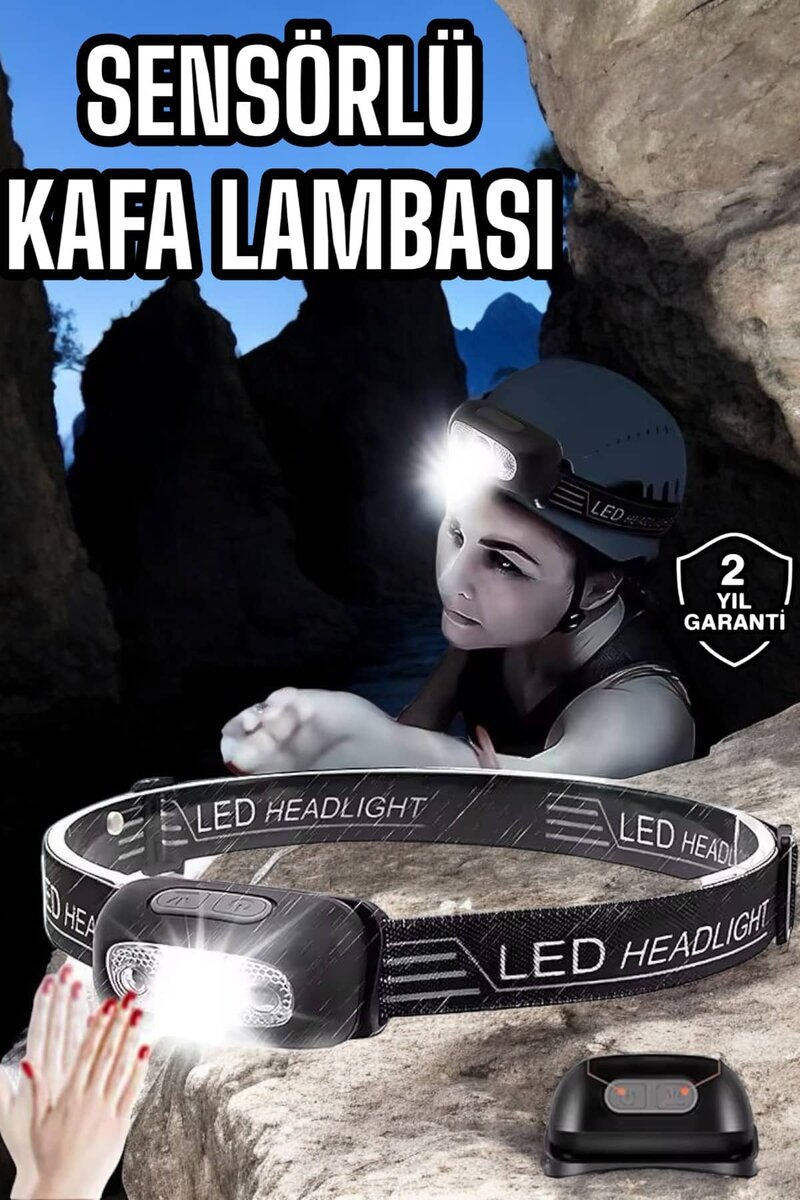 Kamp Lambası Led Işık Kafa Lambası Balıkçı Lambası Ayarlanabilir Kamp Lambası Led Işık Kafa Lambası Balıkçı Lambası Ayarlanabilir