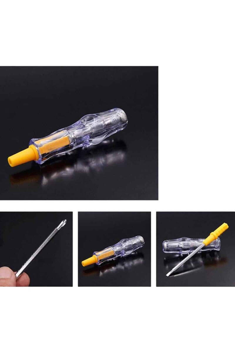 Kontrol Kalemi Nikel Kaplama Çift Başlıklı Test Cihazı Kontrol Kalemi Nikel Kaplama Çift Başlıklı Test Cihazı