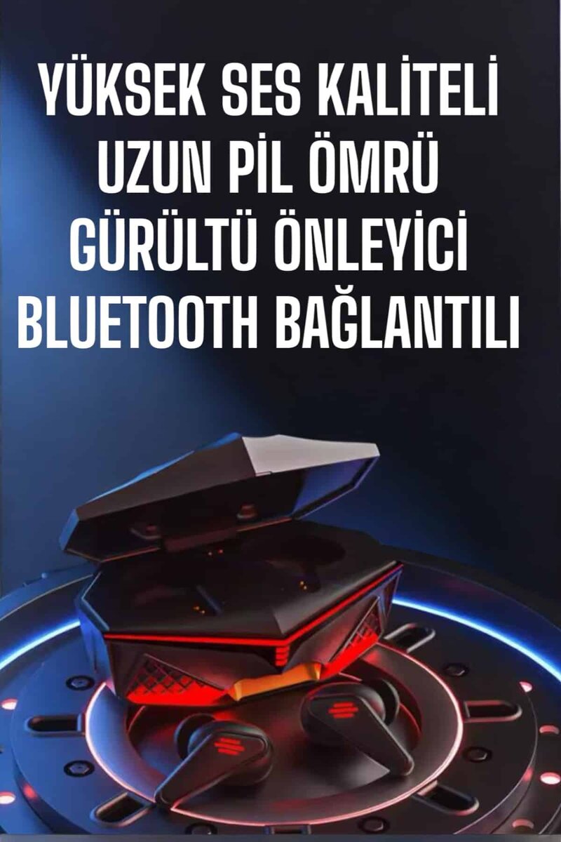 Yeni Nesil Oyuncu Kulaklığı Gürültü Önleyici Uzun Pil Ömrü Bluetooth Bağlantılı Yeni Nesil Oyuncu Kulaklığı Gürültü Önleyici Uzun Pil Ömrü Bluetooth Bağlantılı