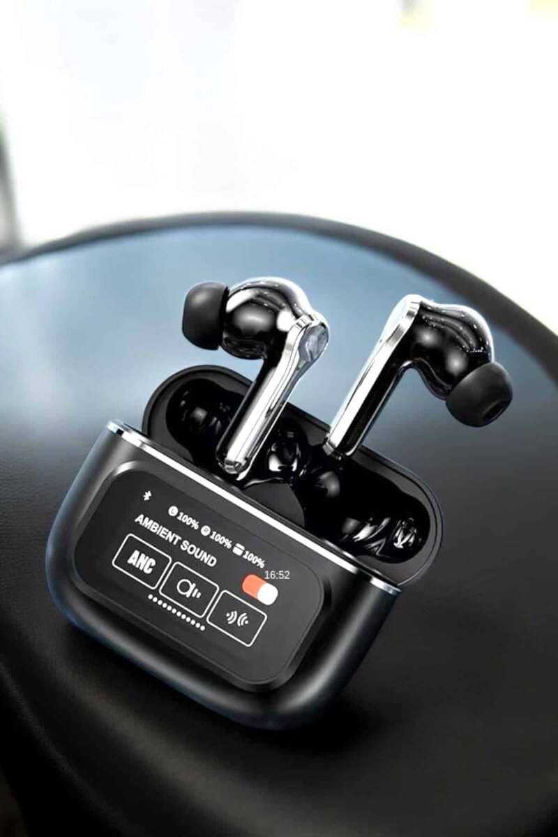 Kablosuz Bluetooth Kulaklık Ekranlı Uzun Şarj Süreli ANC Destekli Kablosuz Bluetooth Kulaklık Ekranlı Uzun Şarj Süreli ANC Destekli