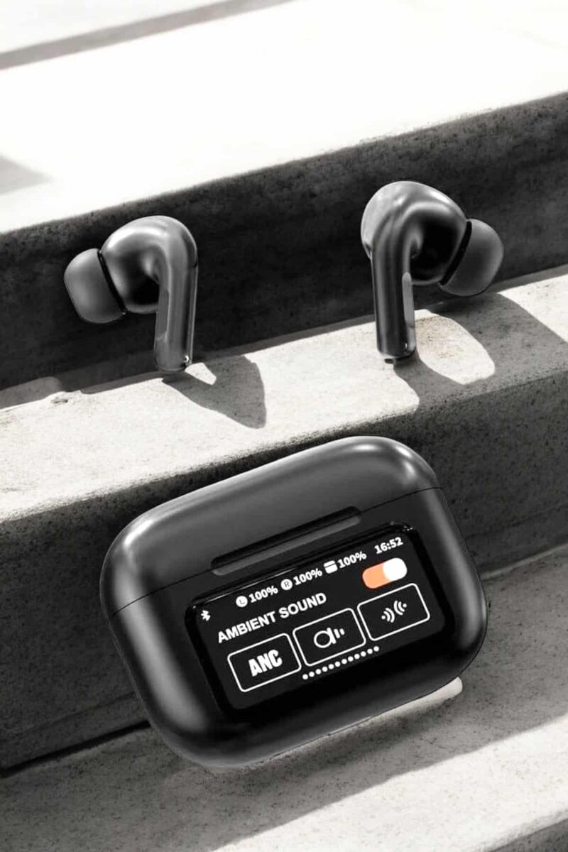 Kablosuz Bluetooth Kulaklık Ekranlı Uzun Şarj Süreli ANC Destekli Kablosuz Bluetooth Kulaklık Ekranlı Uzun Şarj Süreli ANC Destekli