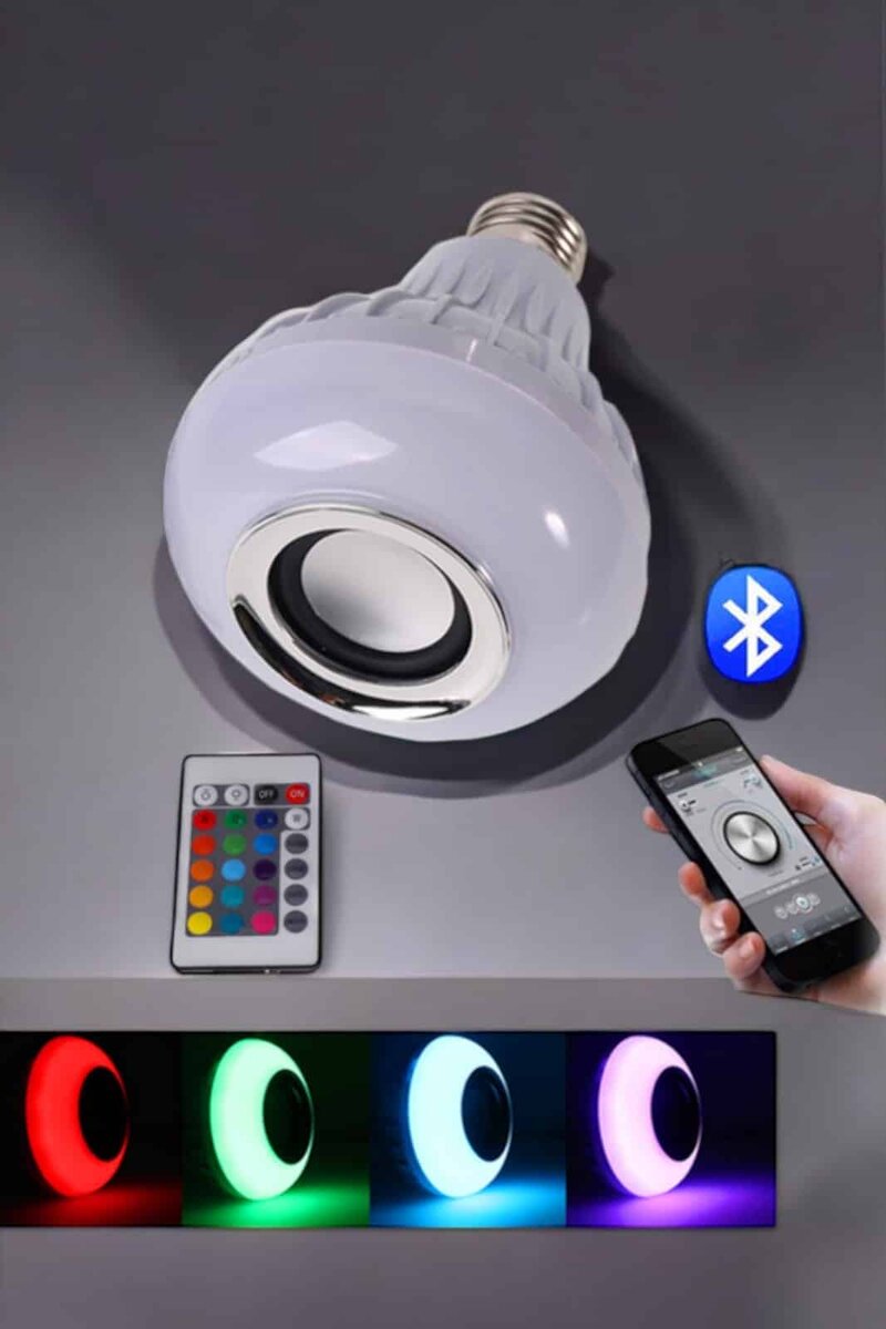 Lamba Led Hoparlör Dayanıklı ve Uzun Ömürlü Bluetooth Hoparlör Lamba Led Hoparlör Dayanıklı ve Uzun Ömürlü Bluetooth Hoparlör