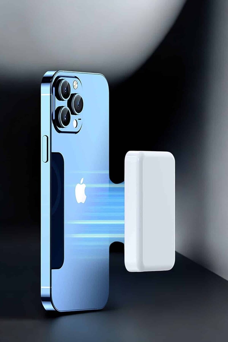 5000 Mah İOS Uyumlu Magsafe Kablosuz Şarj Hızlı Şarj Desteği 5000 Mah İOS Uyumlu Magsafe Kablosuz Şarj Hızlı Şarj Desteği