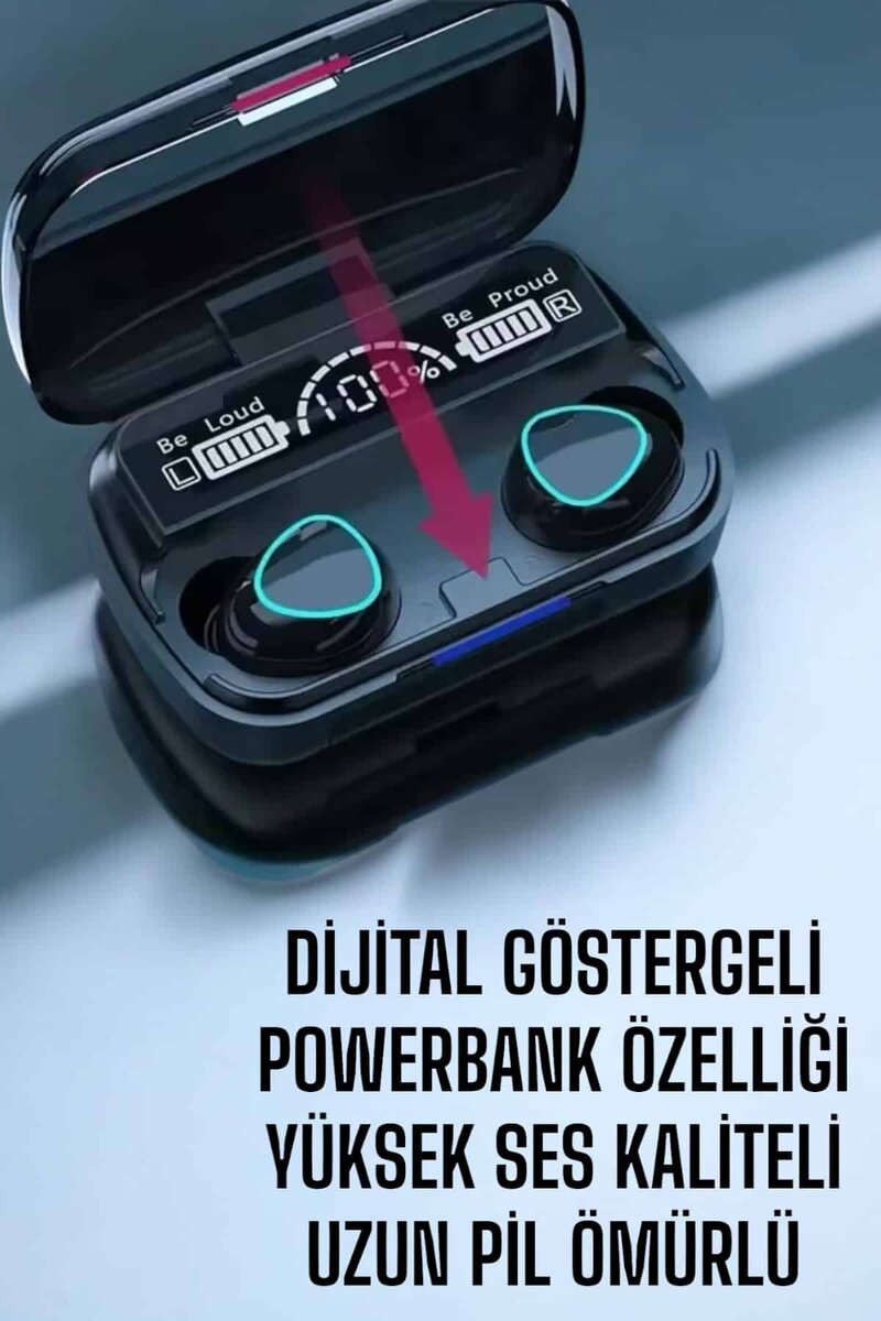 Bluetooth Bağlantılı Suya Dayanıklı, Uzun Pil Ömürlü Kablosuz Kulaklık Bluetooth Bağlantılı Suya Dayanıklı, Uzun Pil Ömürlü Kablosuz Kulaklık