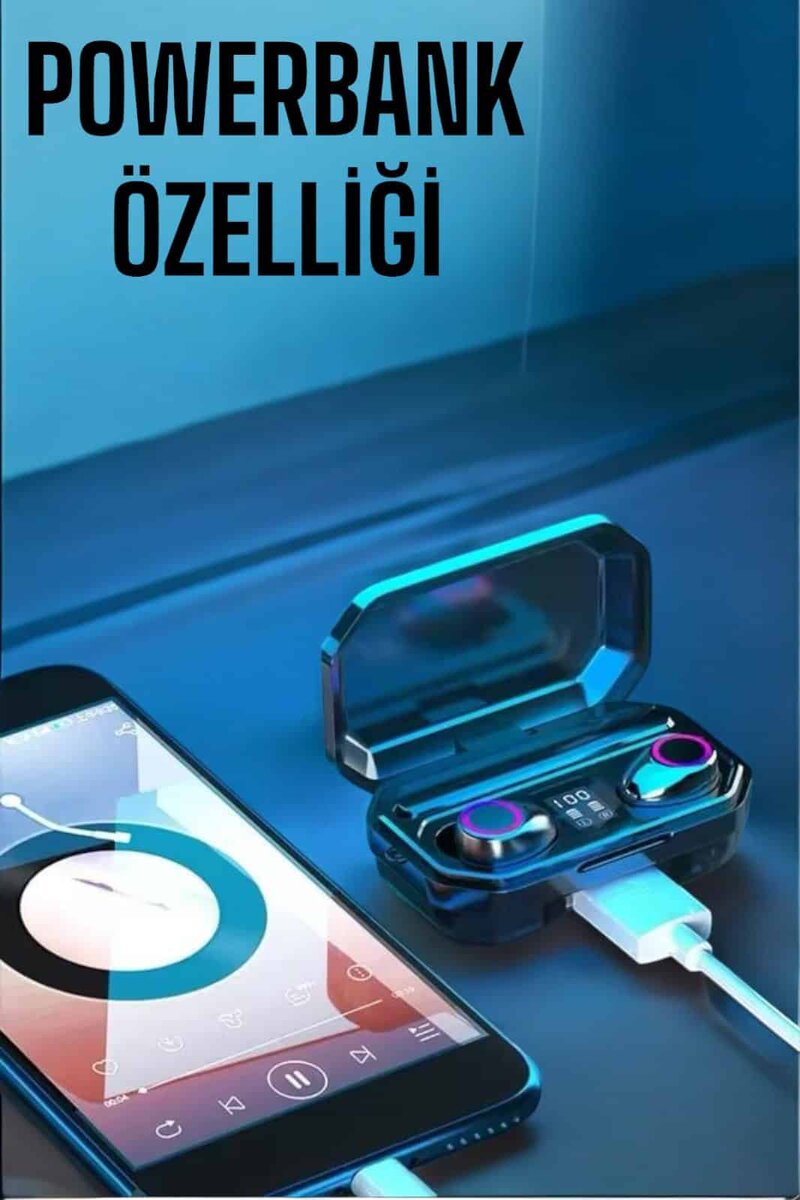Dijital Göstergeli Bluetooth Bağlantılı Kulaklık Dokunmatik Kontrol Dijital Göstergeli Bluetooth Bağlantılı Kulaklık Dokunmatik Kontrol