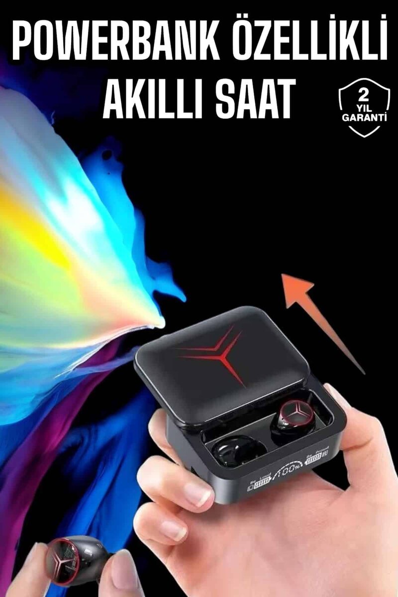 Powerbankli Kulaklık Bluetooth Bağlantılı Çoklu Bağlantı Powerbankli Kulaklık Bluetooth Bağlantılı Çoklu Bağlantı