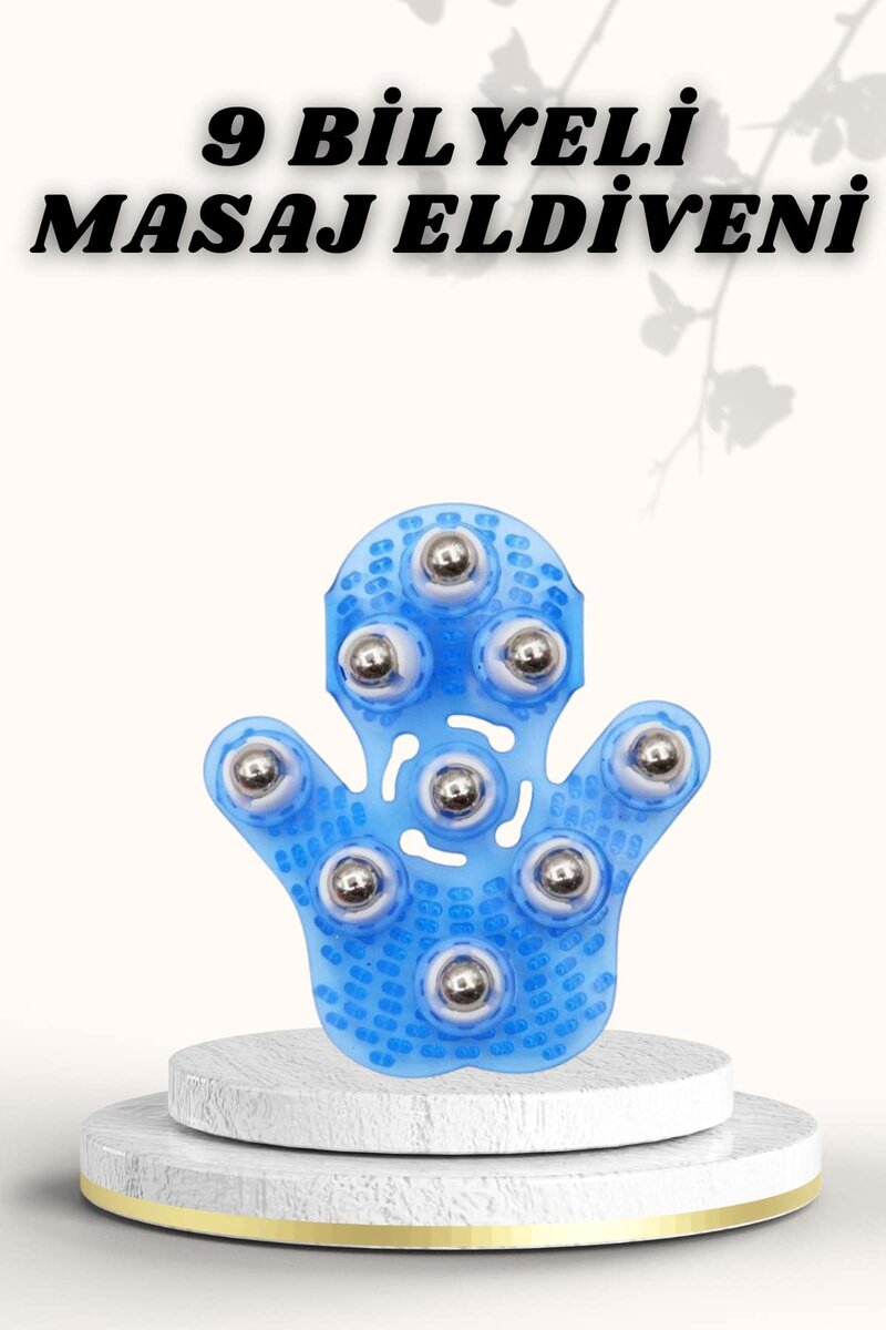 9 Bilyeli Masaj Eldiveni Giyilebilir Plastik Vücut Sıkılaştırıcı 9 Bilyeli Masaj Eldiveni Giyilebilir Plastik Vücut Sıkılaştırıcı
