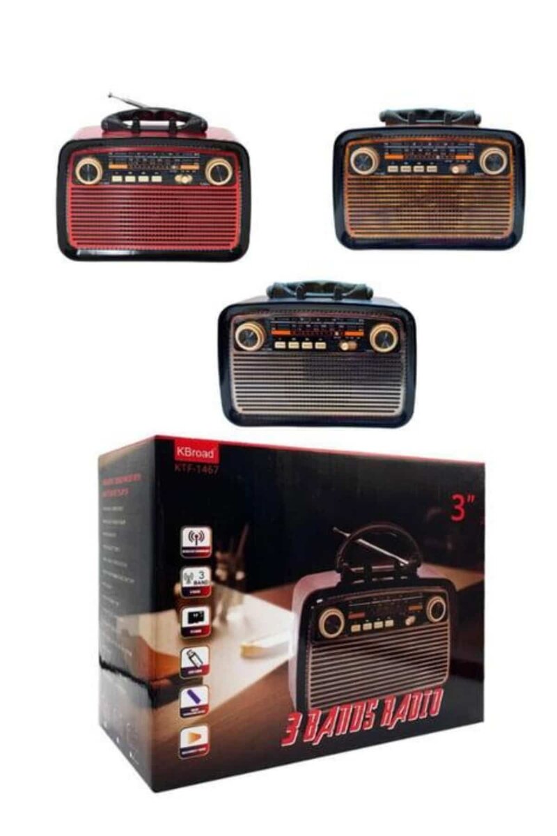 Nostaljik Radyo Bluetooth Bağlantılı Müzik Kutusu Ahşap Nostaljik Radyo Bluetooth Bağlantılı Müzik Kutusu Ahşap
