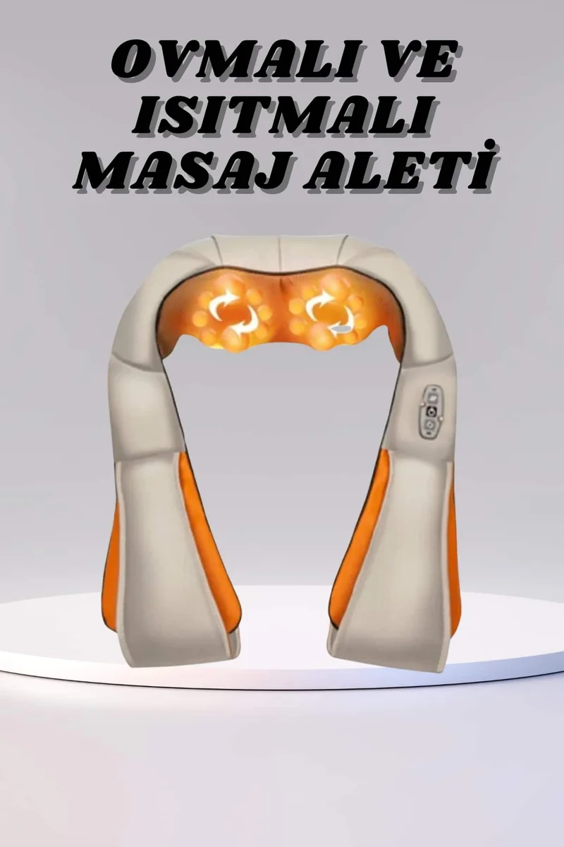 Ovmalı, Boyun Sırt İnsan Eli Hissi Veren Şarjlı Masaj Aleti Masaj Cihazı Ovmalı, Boyun Sırt İnsan Eli Hissi Veren Şarjlı Masaj Aleti Masaj Cihazı