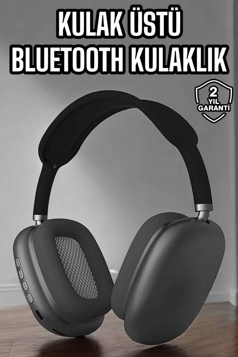 P9 Plus Hi-fi Ses Kalitesi Ayarlanabilir Mikrofonlu Bluetooth Kulaklık Siyah P9 Plus Hi-fi Ses Kalitesi Ayarlanabilir Mikrofonlu Bluetooth Kulaklık Siyah