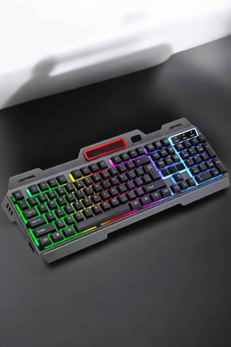 Led Işıklı Oyuncu Klavye Usb Girişli RGB Işıklı Q Klavye Mouse Hediyeli Led Işıklı Oyuncu Klavye Usb Girişli RGB Işıklı Q Klavye Mouse Hediyeli