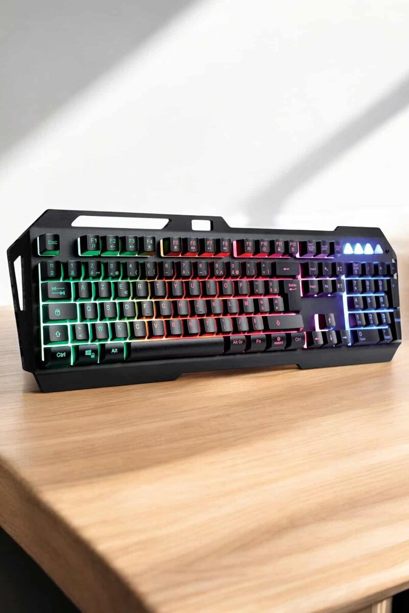 Q Klavye RGB Işıklı Klavye Ve Mouse Seti Kablolu Mouse Hediyeliş Q Klavye RGB Işıklı Klavye Ve Mouse Seti Kablolu Mouse Hediyeliş