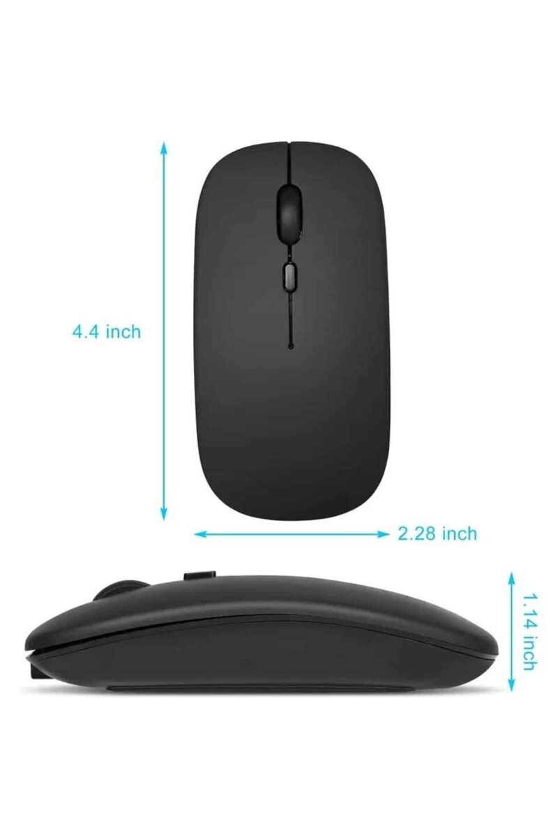 Kablosuz Mouse Fare Şarjlı Bluetooth Wireless Çift Modlu Sessiz Kablosuz Mouse Fare Şarjlı Bluetooth Wireless Çift Modlu Sessiz