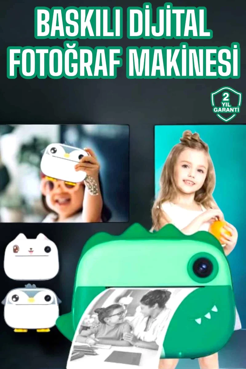 Çocuklar İçin Özel Fotoğraf Makinesi Printer Kamera Taşınabilir HD Çocuklar İçin Özel Fotoğraf Makinesi Printer Kamera Taşınabilir HD