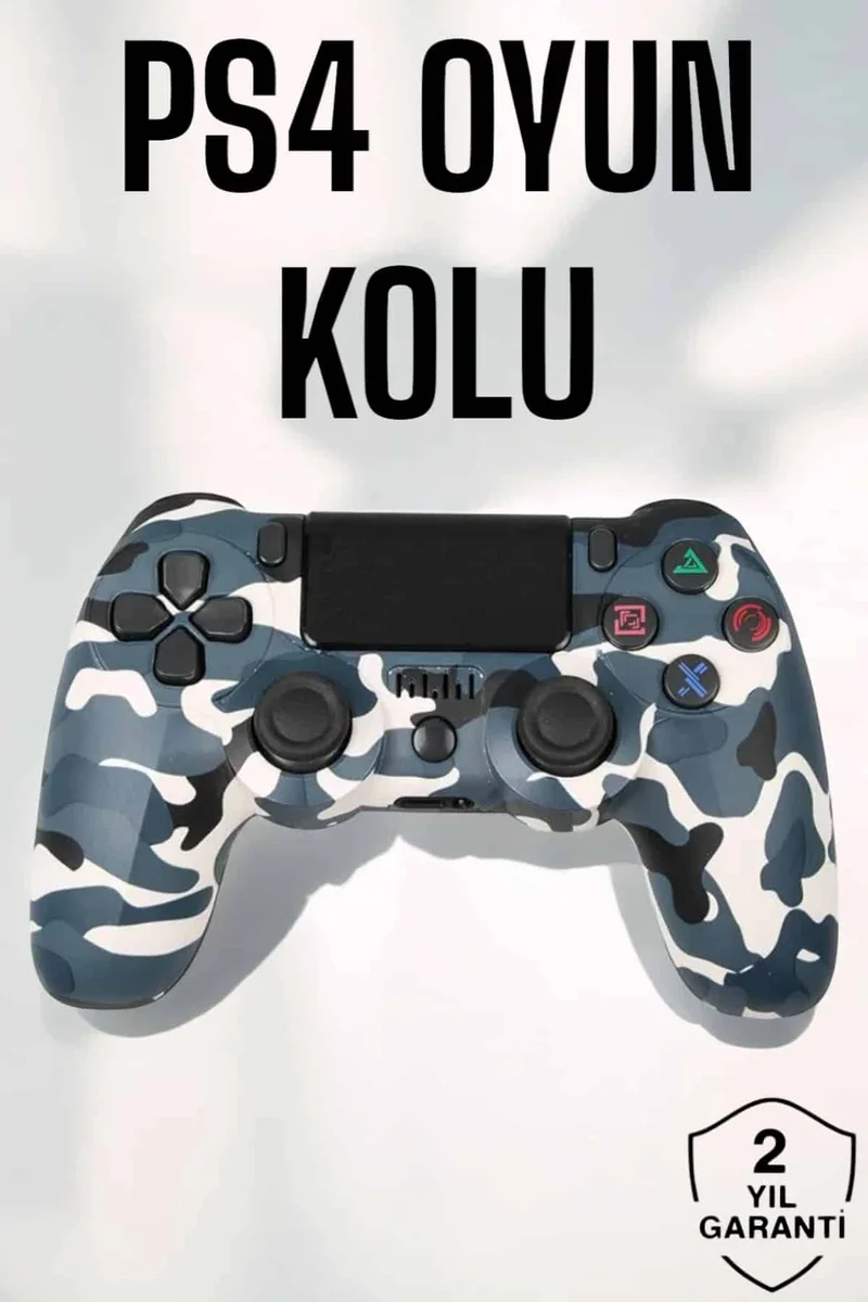 PS4 Oyun Kolu Kamuflaj Desenli Joystick PS4 Oyun Kolu Kamuflaj Desenli Joystick