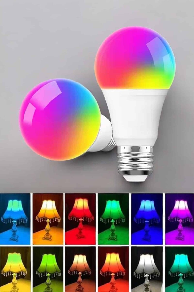Led Ampul Enerji Dostu RGB Işıklı 100W Led Işık Led Ampul Enerji Dostu RGB Işıklı 100W Led Işık
