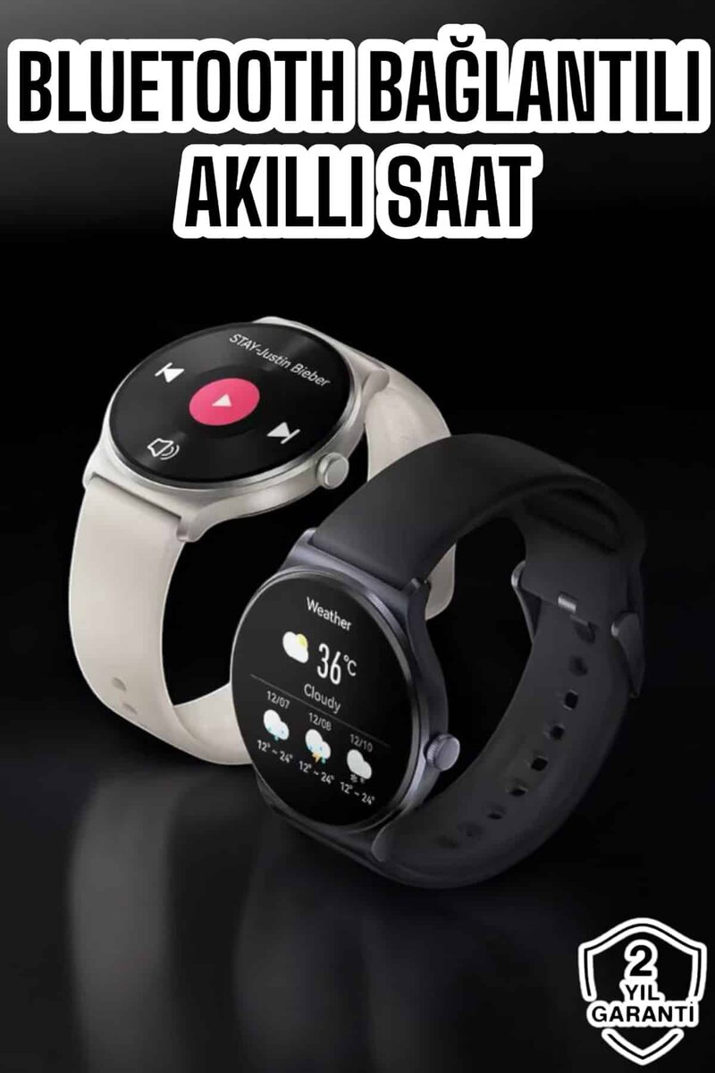Akıllı Saat Sesli Görüşme Bluetooth Bağlantılı 3 Kordonlu Akıllı Saat Sesli Görüşme Bluetooth Bağlantılı 3 Kordonlu