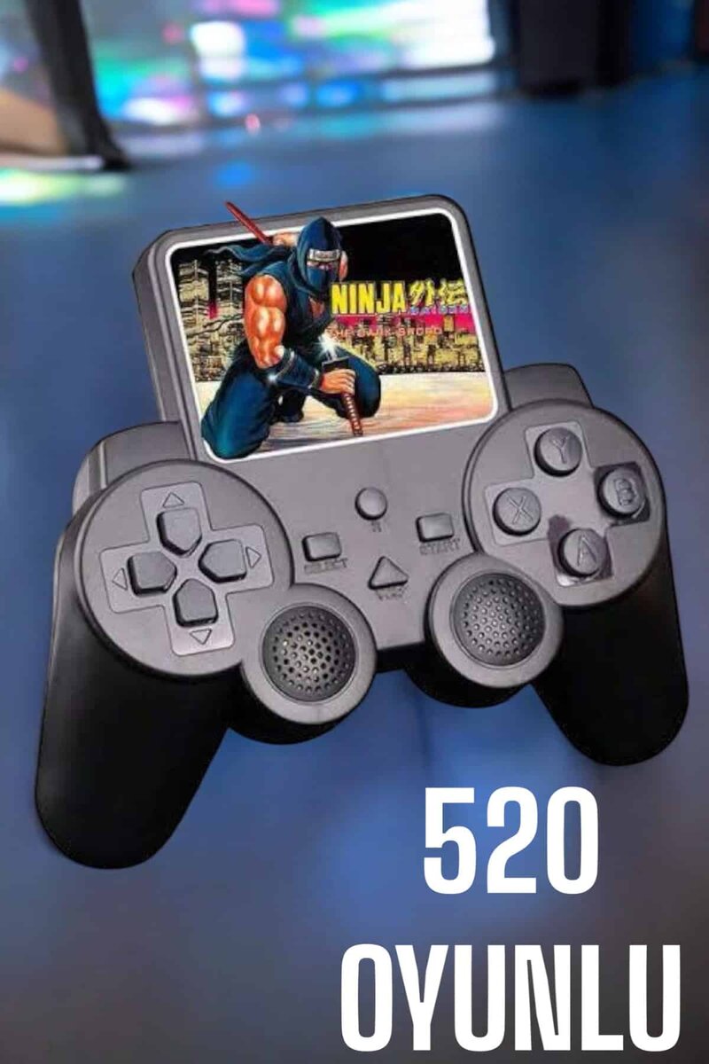 Gamepad 520 Oyunlu Ekranlı Oyun Kolu TV Uyumlu Gamepad 520 Oyunlu Ekranlı Oyun Kolu TV Uyumlu