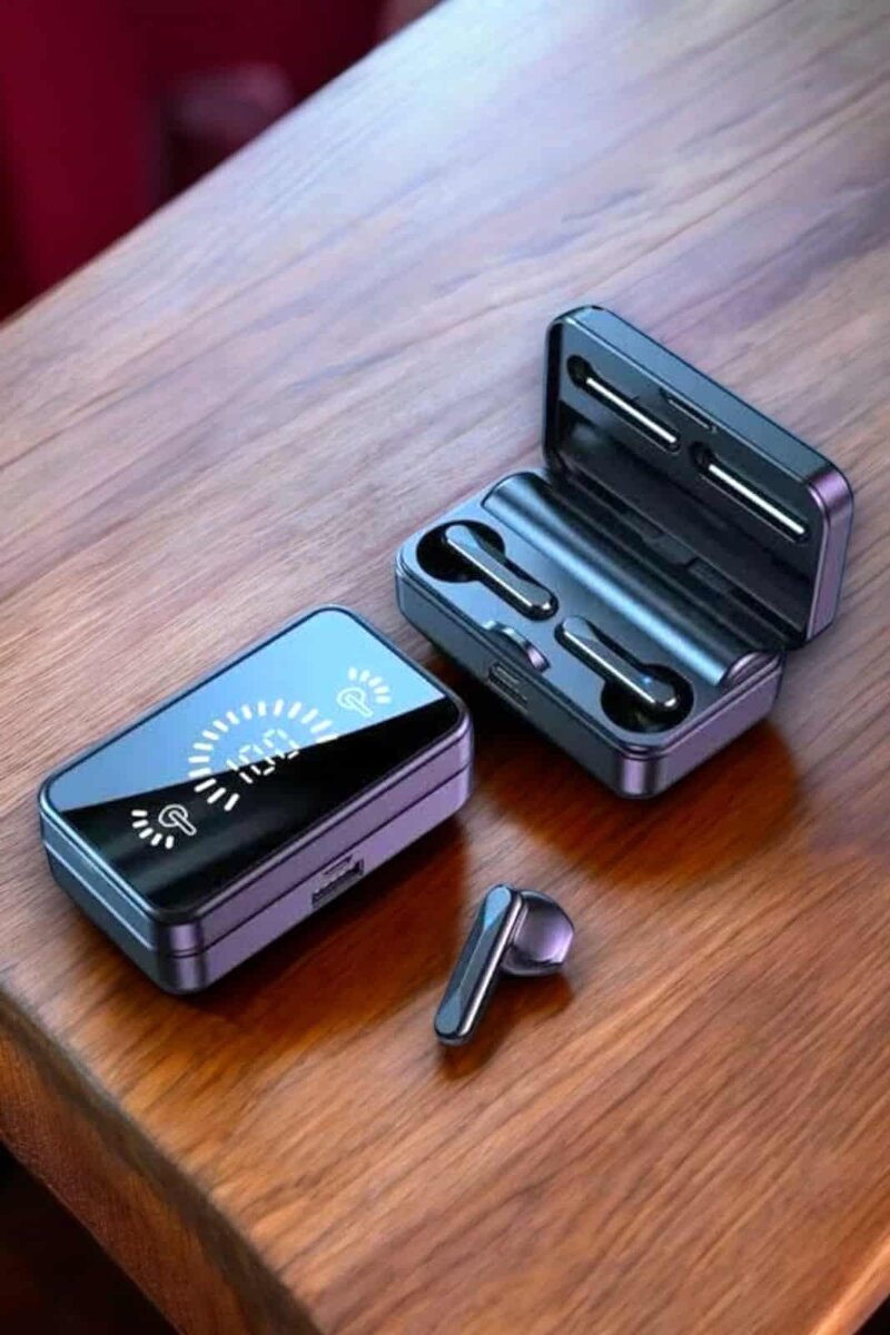 Aynalı Bluetooth Kulaklık Telefon Standlı Dijital Göstergeli Aynalı Bluetooth Kulaklık Telefon Standlı Dijital Göstergeli