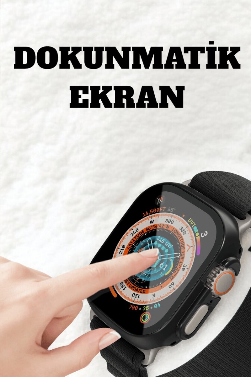 Uyku ve Nabız Takipli, Wireless Şarjlı Akıllı Saat Android ve iOS Uyumlu Uyku ve Nabız Takipli, Wireless Şarjlı Akıllı Saat Android ve iOS Uyumlu