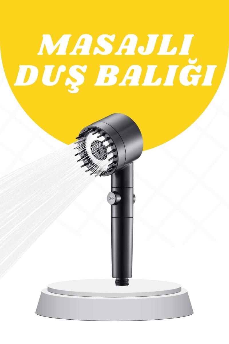 Yeni Nesil Masaj Etkili Duş Başlığı Su Basınçlı Tazyikli Özel Yeni Nesil Masaj Etkili Duş Başlığı Su Basınçlı Tazyikli Özel