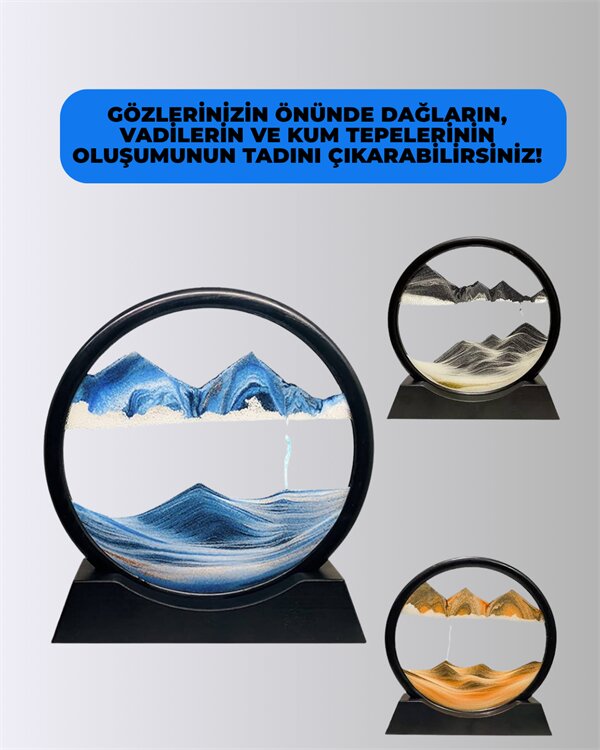 Döndürülebilir Dinamik Kum Tablosu – Stres Giderici, Yüksek Kaliteli Cam ve Doğal Kum ile Sanatsal Masa Dekoru Döndürülebilir Dinamik Kum Tablosu – Stres Giderici, Yüksek Kaliteli Cam ve Doğal Kum ile Sanatsal Masa Dekoru