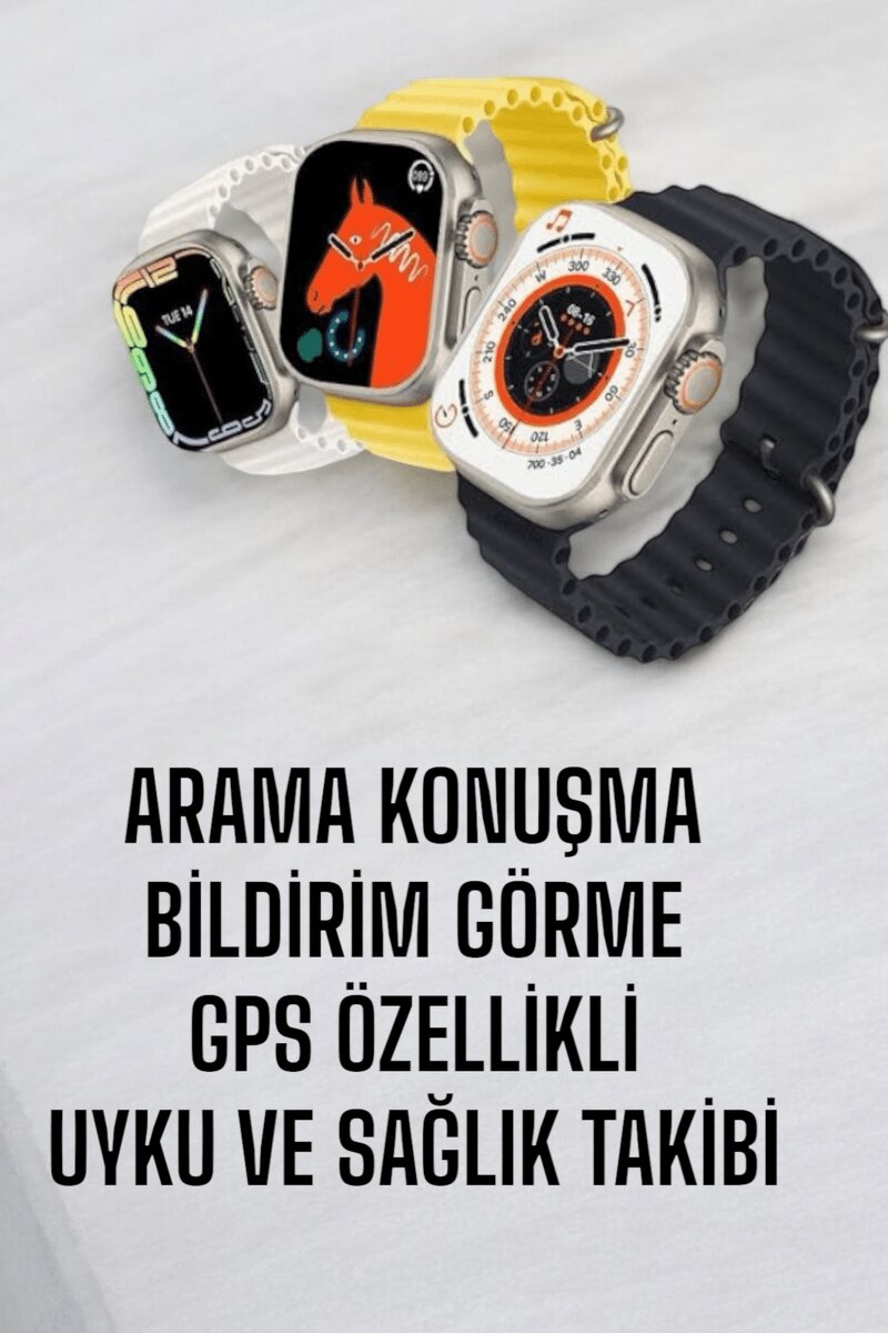 45 MM Gri Kasa Ultra Akıllı Saat Sesli Görüşme, Sağlık Takibi, Suya Dayanıklı 45 MM Gri Kasa Ultra Akıllı Saat Sesli Görüşme, Sağlık Takibi, Suya Dayanıklı