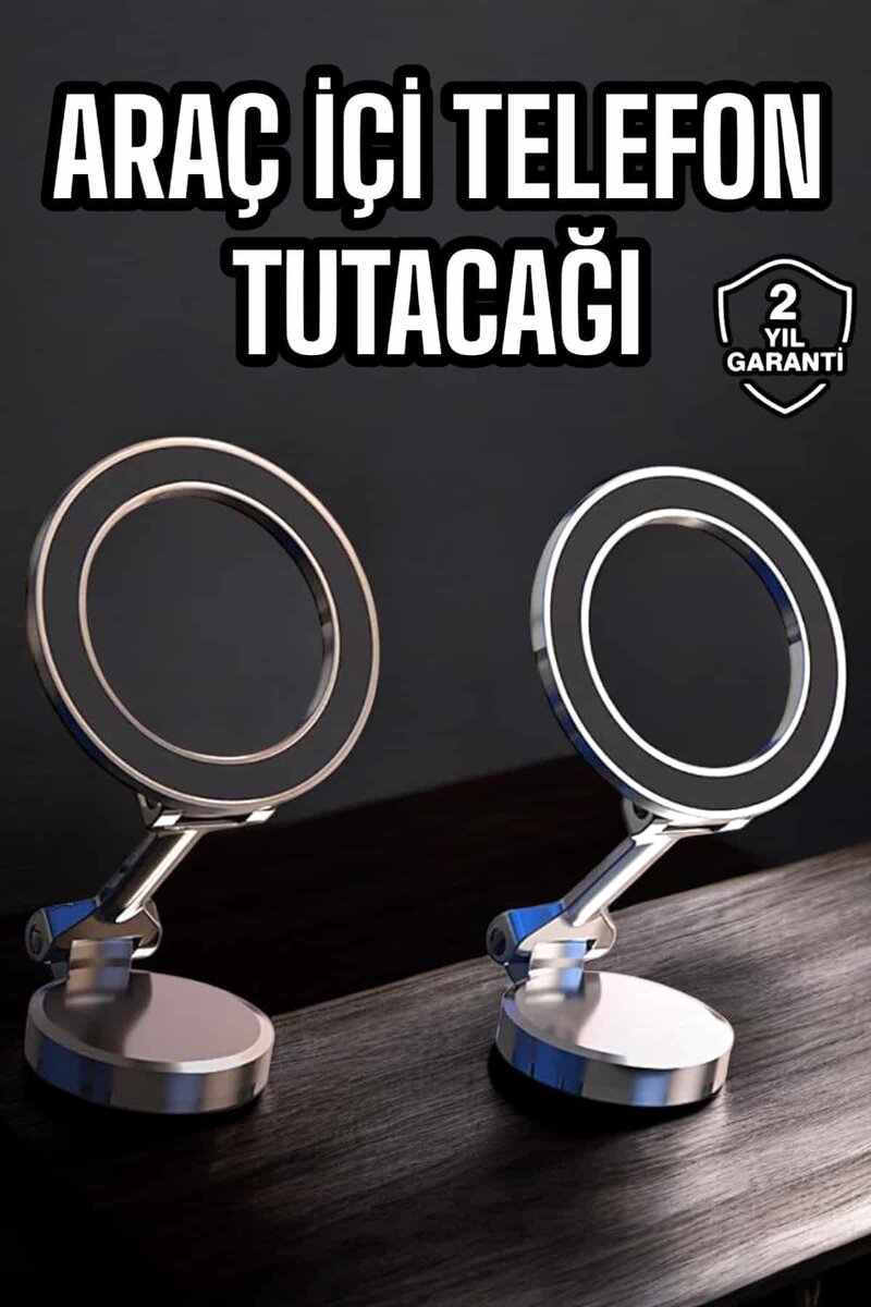 Telefon Tutucu Tüm Arabalara Uyumlu Araç İçi Katlanabilir Manyetik Tasarım Telefon Tutucu Tüm Arabalara Uyumlu Araç İçi Katlanabilir Manyetik Tasarım