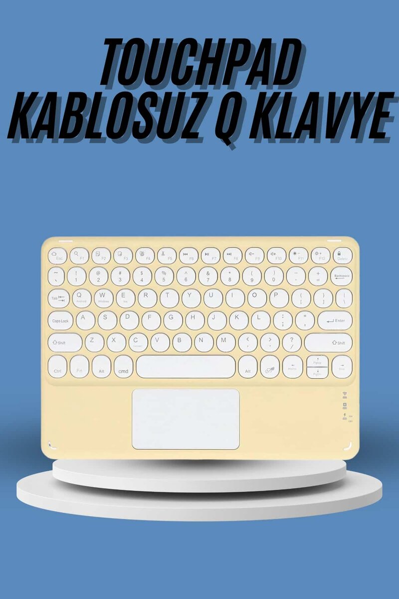 Touchpad Tüm Cihazlara Uyumlu Bluetooth Klavye Touchpad Slim Kablosuz Wifi Q Klavye Touchpad Tüm Cihazlara Uyumlu Bluetooth Klavye Touchpad Slim Kablosuz Wifi Q Klavye