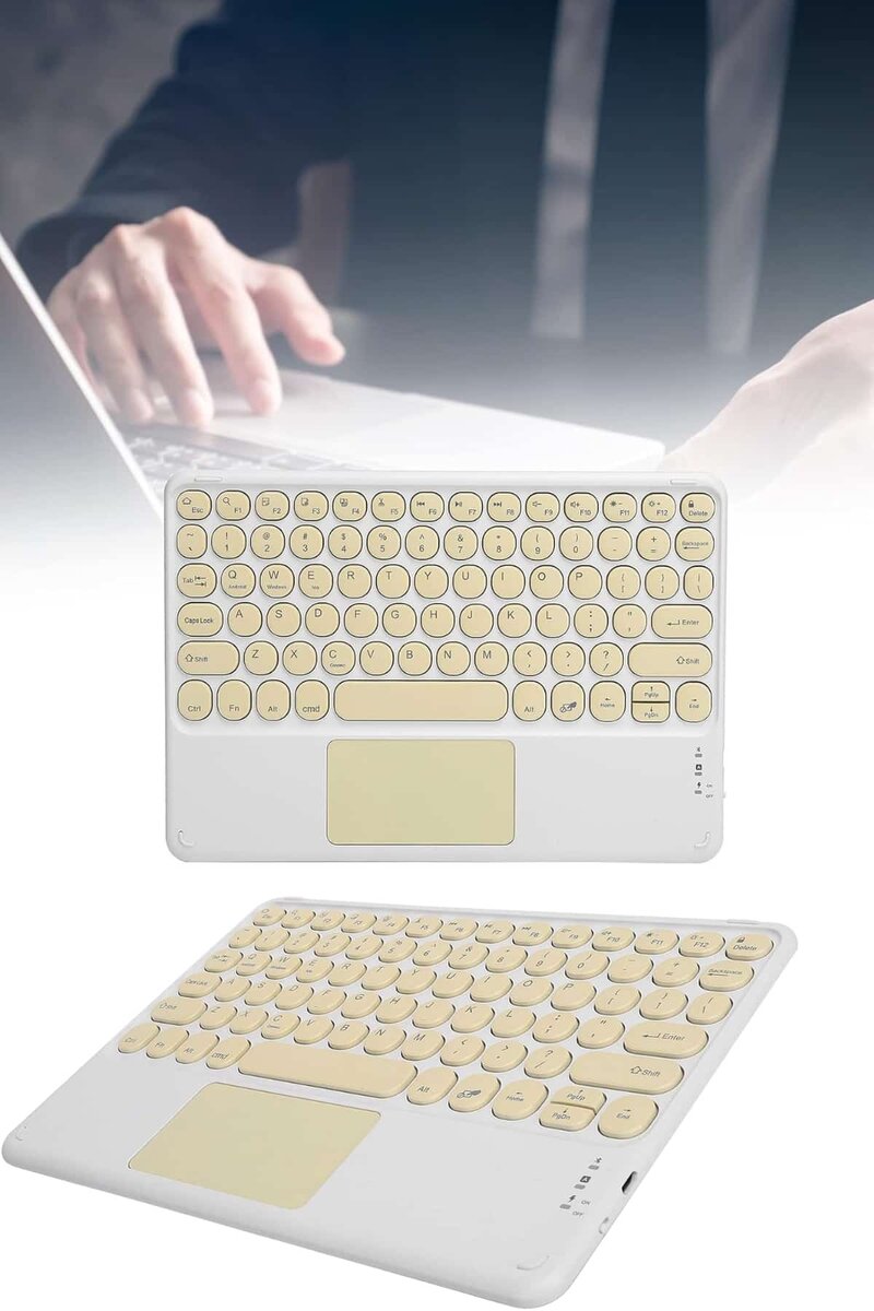 Android ve İOS Uyumlu Bluetooth Klavye Touchpad Slim Kablosuz Wifi Q Klavye Android ve İOS Uyumlu Bluetooth Klavye Touchpad Slim Kablosuz Wifi Q Klavye