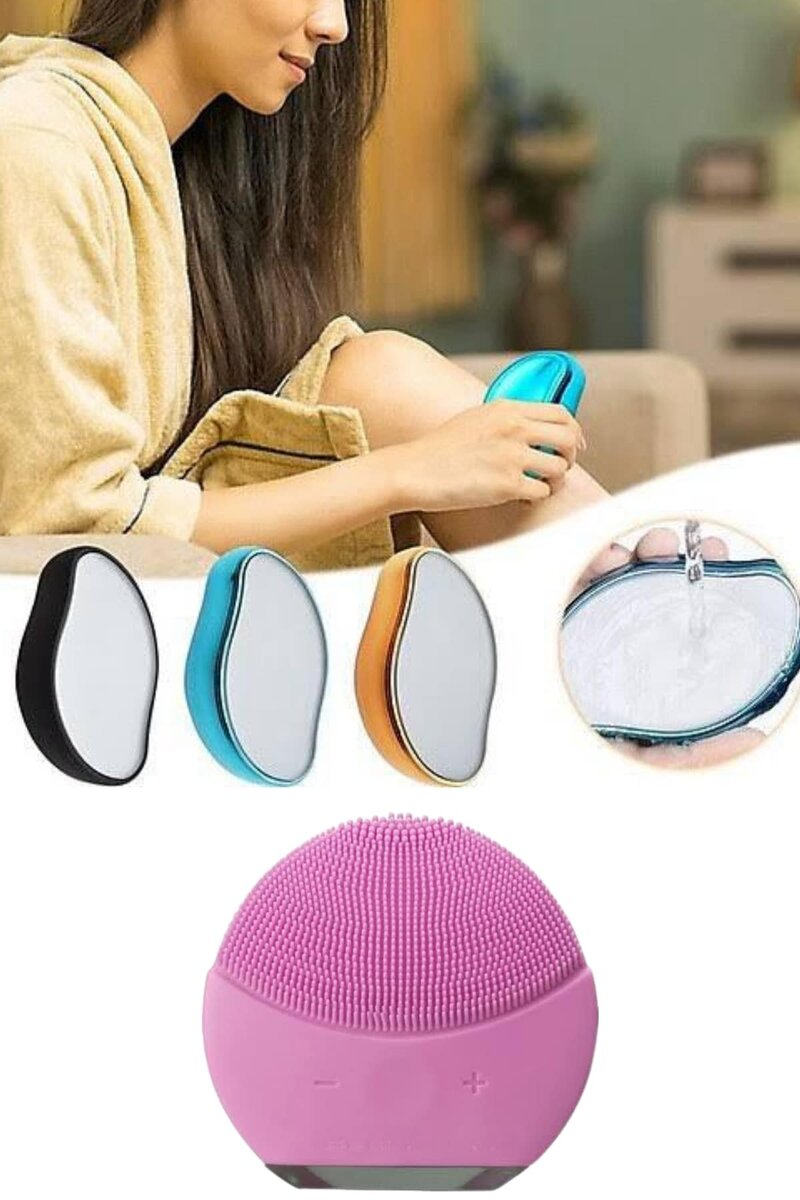 Crystal Eraser Epilasyon Aleti ve Titreşimli Yüz Temizleme Masaj Aleti Crystal Eraser Epilasyon Aleti ve Titreşimli Yüz Temizleme Masaj Aleti