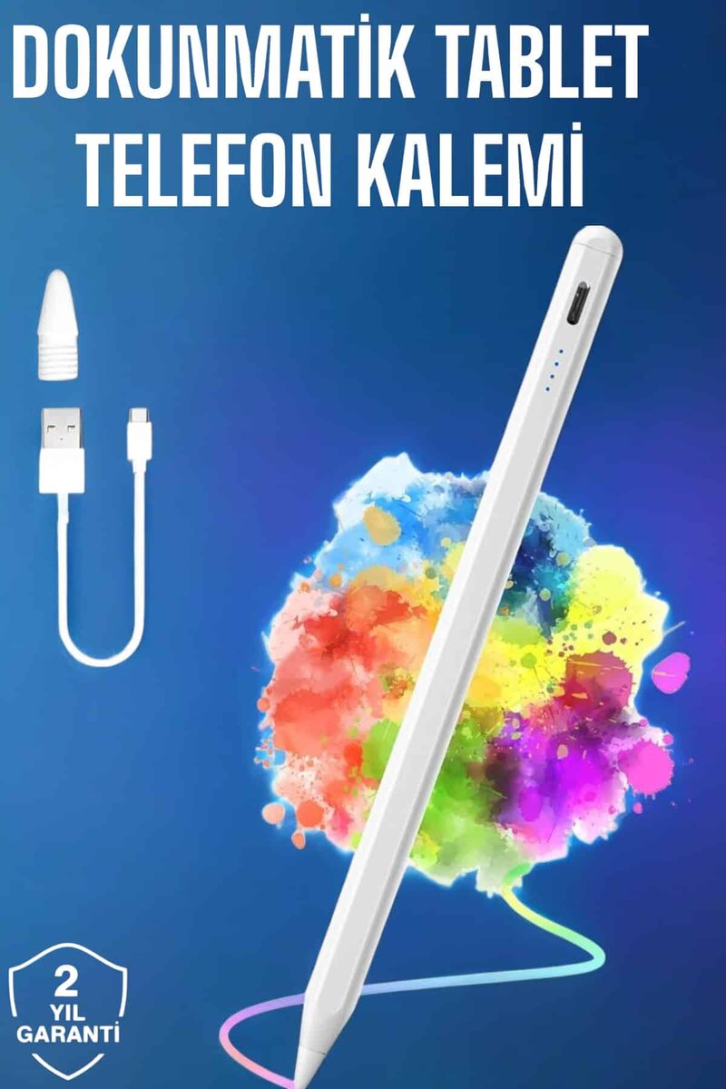Tablet Kalemi iOS Android Windows Uyumlu Yedek Uçlu Universal Çizim Kalemi Tablet Kalemi iOS Android Windows Uyumlu Yedek Uçlu Universal Çizim Kalemi