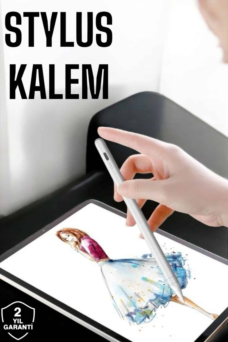 Tablet Kalemi Stylus Pen Dokunmatik Kalem Android Ve İOS Uyumlu Şarjlı Tablet Kalemi Stylus Pen Dokunmatik Kalem Android Ve İOS Uyumlu Şarjlı