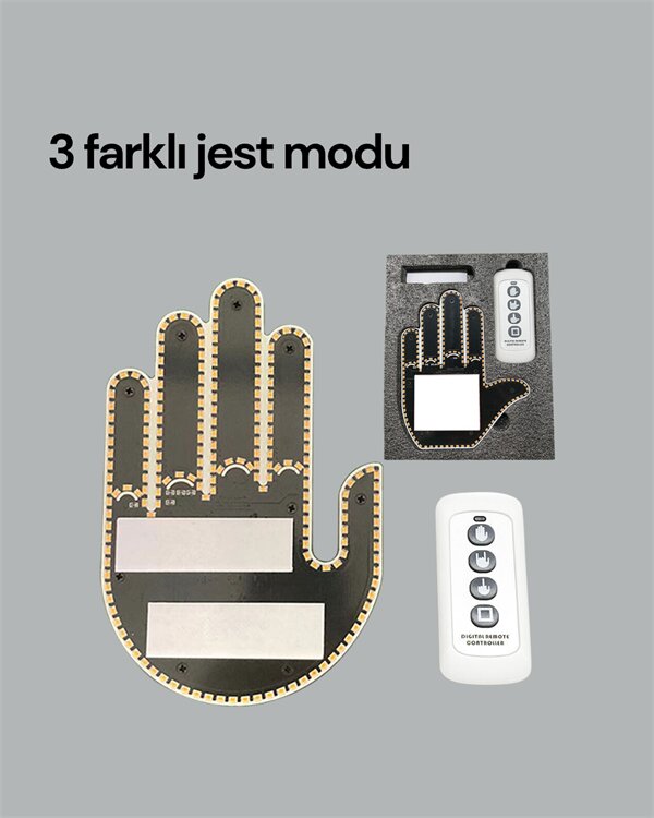 Aracınız İçin Eğlenceli ve Güvenli İletişim: LED Jest Lambası, Uzaktan Kumandalı, Kolay Montaj Aracınız İçin Eğlenceli ve Güvenli İletişim: LED Jest Lambası, Uzaktan Kumandalı, Kolay Montaj