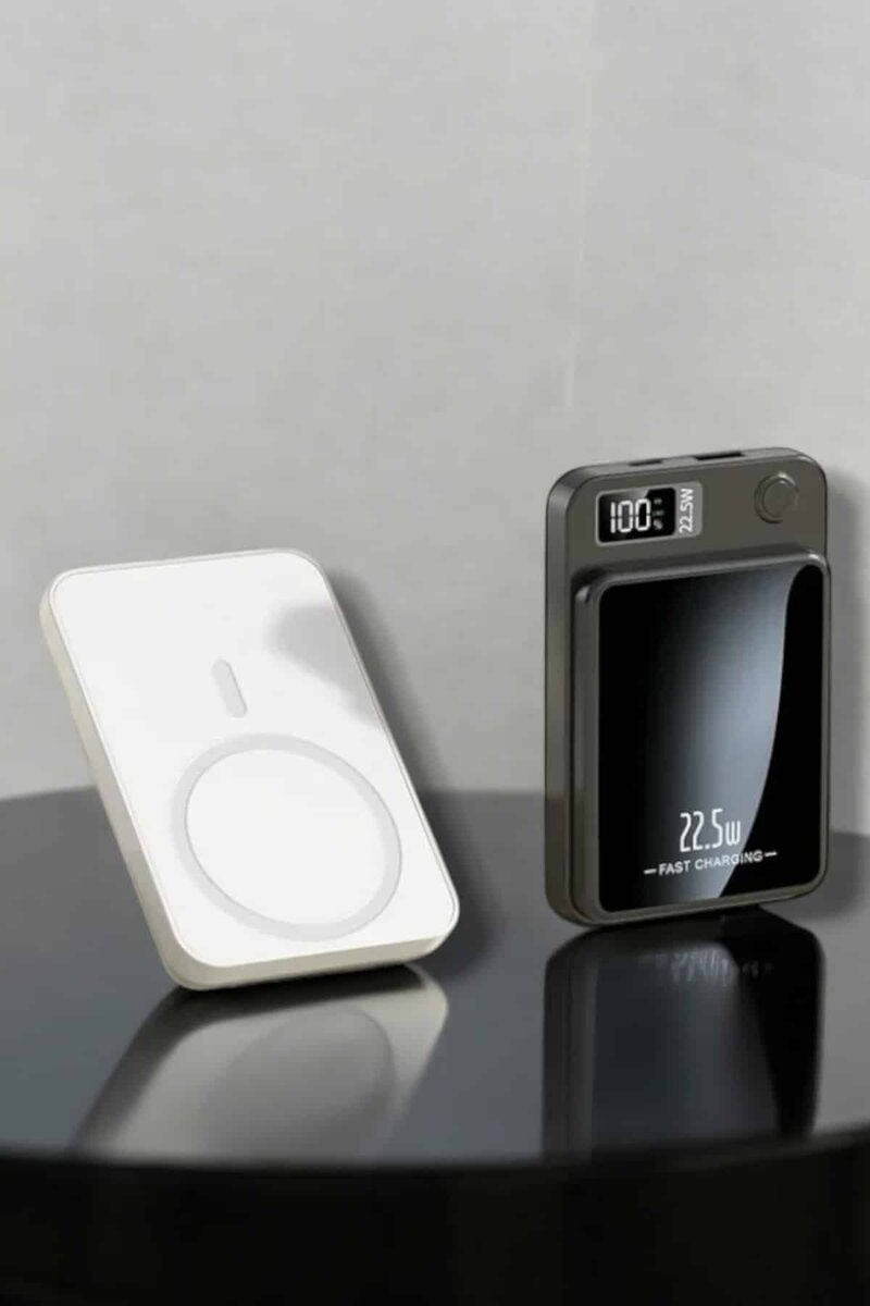 iOS Uyumlu 22.5W Hızlı Şarj Magsafe Powerbank Dijital Göstergeli 10.000 mAh iOS Uyumlu 22.5W Hızlı Şarj Magsafe Powerbank Dijital Göstergeli 10.000 mAh