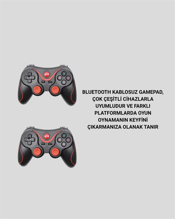 Android Uyumlu Gamepad X3 Game Stick Oyun Kolu Bluetooth Bağlantılı Android Uyumlu Gamepad X3 Game Stick Oyun Kolu Bluetooth Bağlantılı