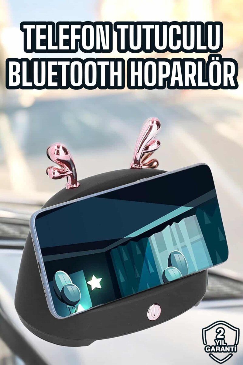 Bluetooth Hoparlör Telefon Tutuculu Akıllı Hoparlör Uzun Pil Ömrü Bluetooth Hoparlör Telefon Tutuculu Akıllı Hoparlör Uzun Pil Ömrü