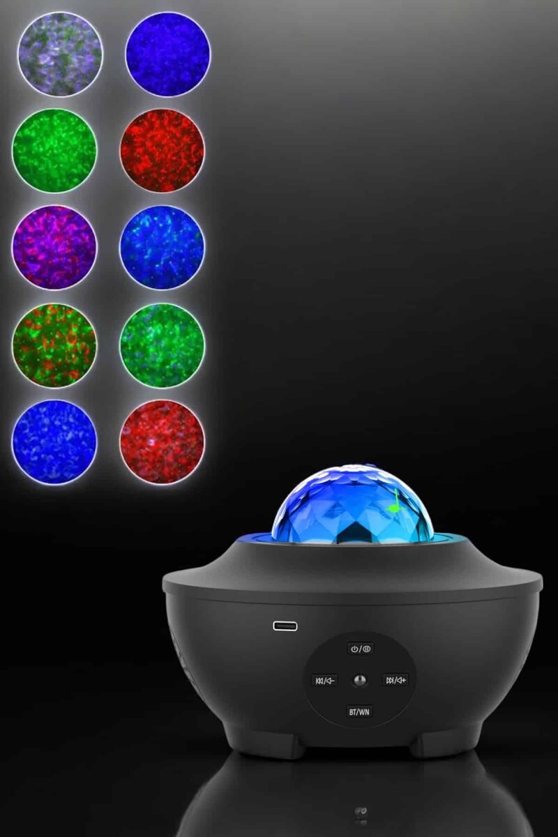 Projektör Yıldız Gece Lambası Disko Topu Bluetooth Bağlantılı Taşınabilir Şarjlı Projektör Yıldız Gece Lambası Disko Topu Bluetooth Bağlantılı Taşınabilir Şarjlı