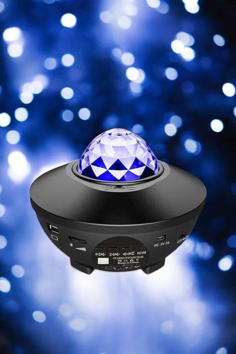 Projektör Yıldız Gece Lambası Disko Topu Bluetooth Bağlantılı Taşınabilir Şarjlı Projektör Yıldız Gece Lambası Disko Topu Bluetooth Bağlantılı Taşınabilir Şarjlı