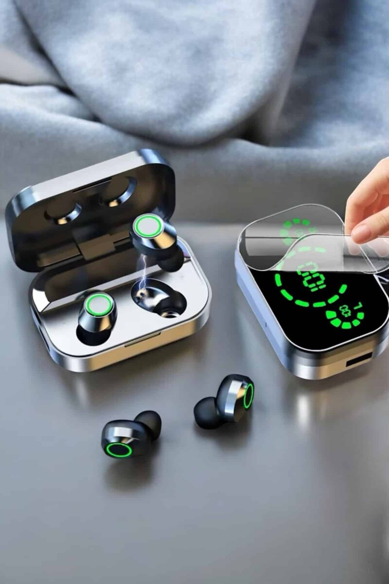 Bluetooth Kulaklık Çift Telefon Desteği ve Suya Dayanıklı Powerbankli Bluetooth Kulaklık Çift Telefon Desteği ve Suya Dayanıklı Powerbankli