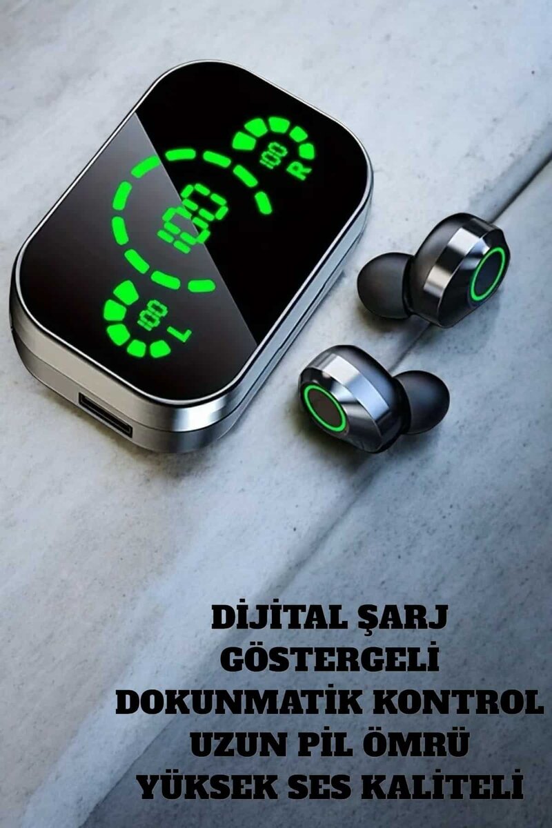 Bluetooth Kulaklık Mikrofonlu Dokunmatik Kontrol ANC Özelliği Bluetooth Kulaklık Mikrofonlu Dokunmatik Kontrol ANC Özelliği