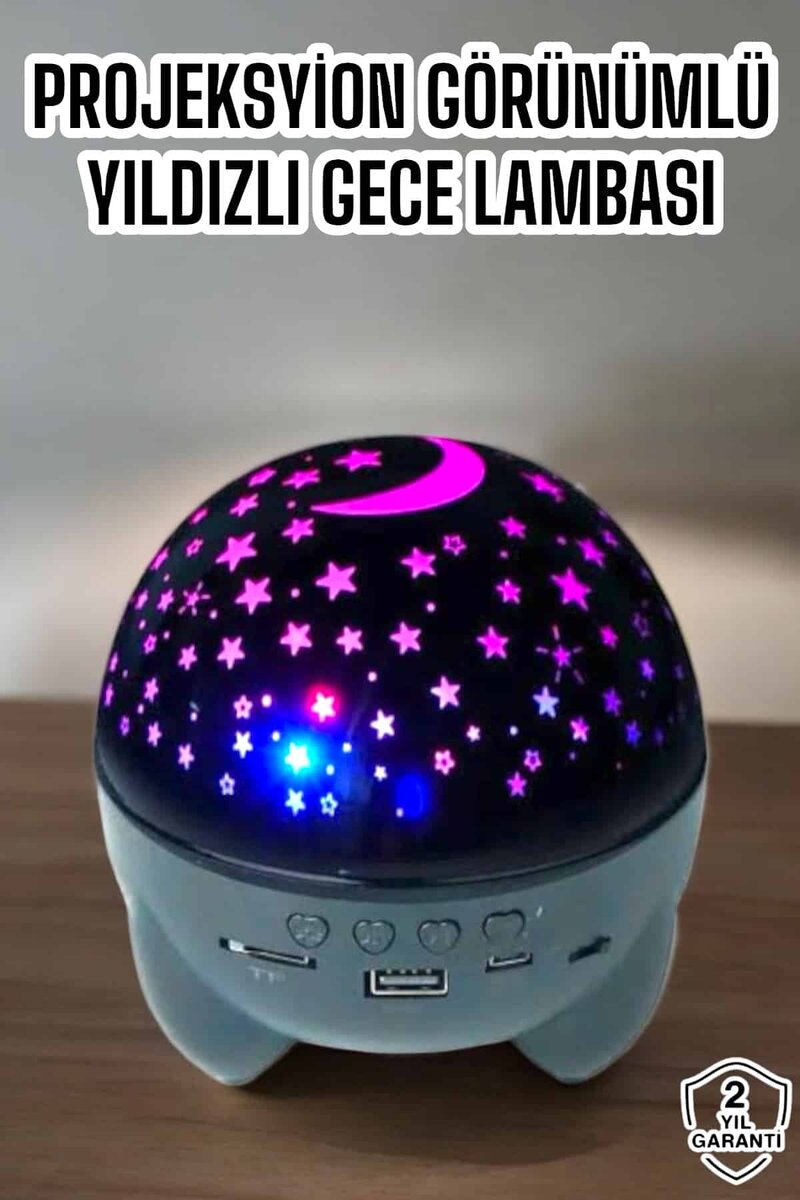 Yıldız Yansıtmalı Projeksiyon Gece Lambası Şarjlı Taşınabilir Yıldız Yansıtmalı Projeksiyon Gece Lambası Şarjlı Taşınabilir