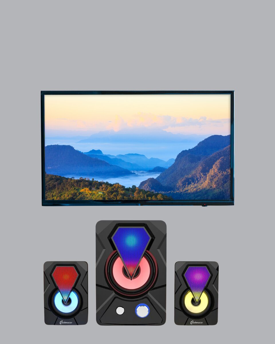 USB Bağlantılı RGB 2.1 Hoparlör Seti Derin Bas ve Renkli Işık USB Bağlantılı RGB 2.1 Hoparlör Seti Derin Bas ve Renkli Işık